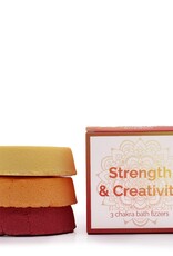 Ancient Wisdom Chakra Bad Bruisbal - Kleine Doos - Kracht & Creativiteit- 3x55g Ancient Wisdom Chakra Bad Bruisbal - Kleine Doos - Kracht & Creativiteit- 3x55g