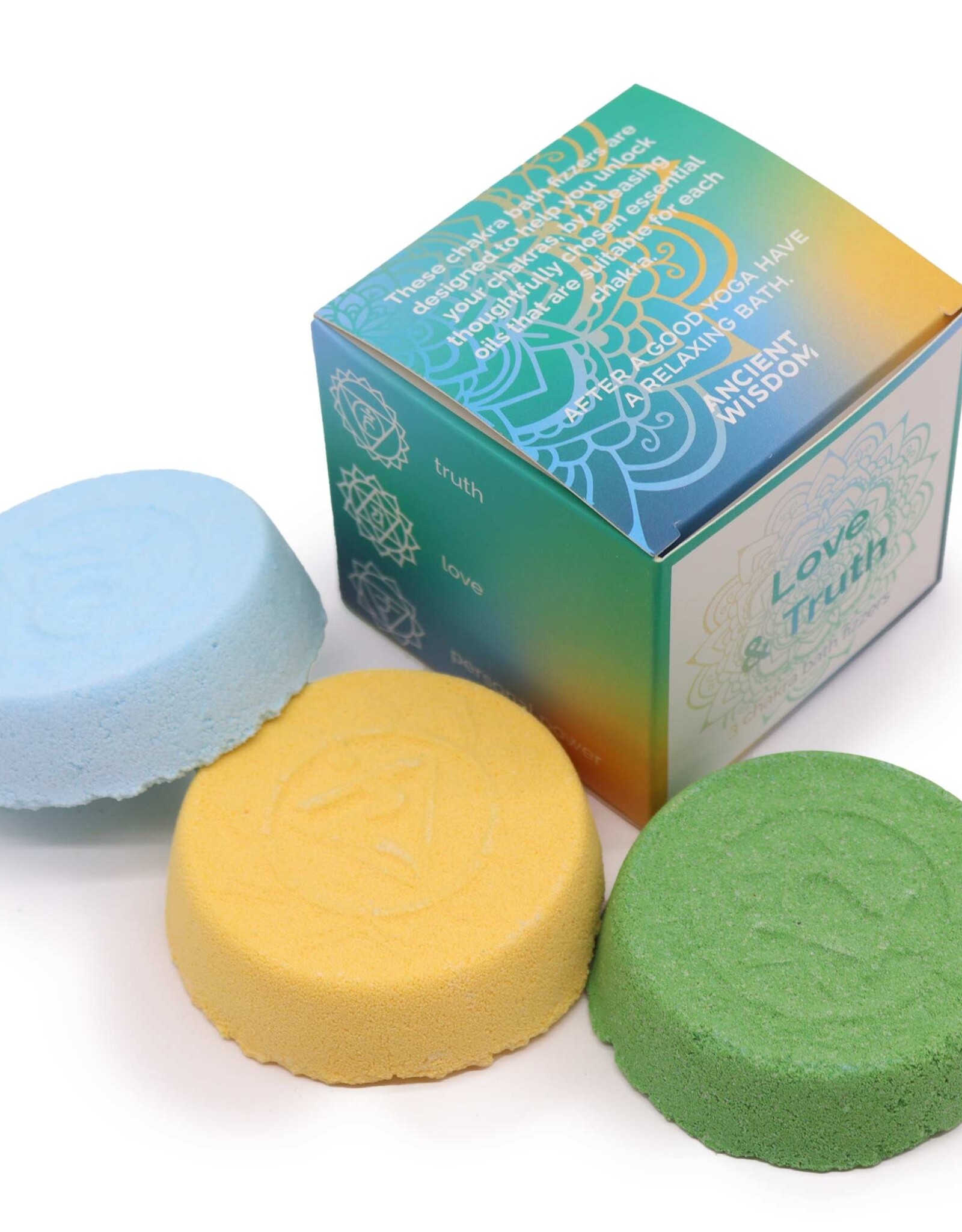 Ancient Wisdom Chakra Bad Bruisbal - Kleine Doos - Liefde & Waarheid  - 3x55g