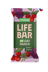 lifefood Lifefood Lifebar Oat snack berry fusion bio & raw 40g lifefood Lifefood Lifebar Oat snack berry fusion bio & raw 40g