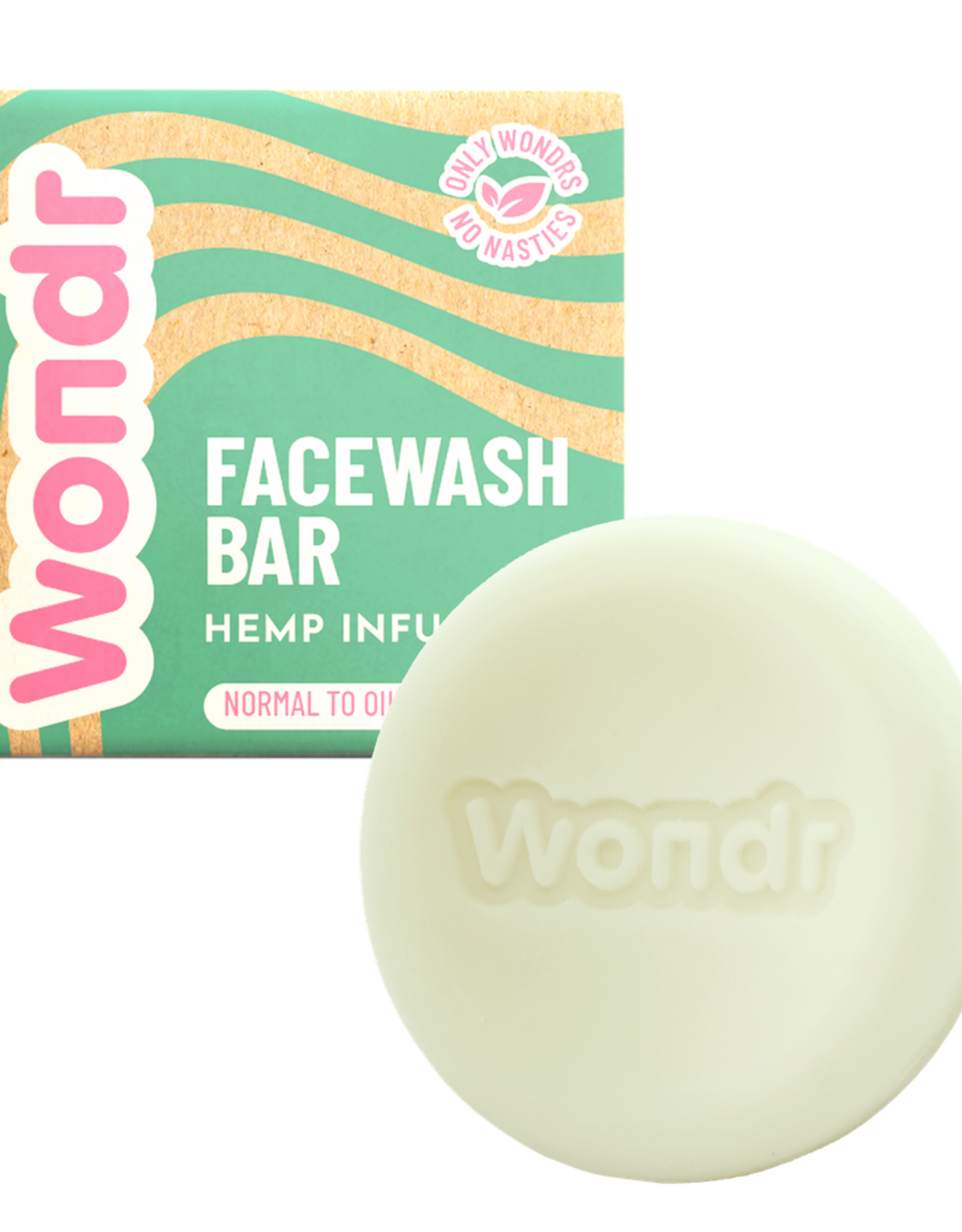 Wondr Hemp your day | Facewash Bar / gezichtsreiniger - 83g