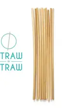Straw by Straw - (wegwerp) rietjes van stro - 50 stuks van 19cm