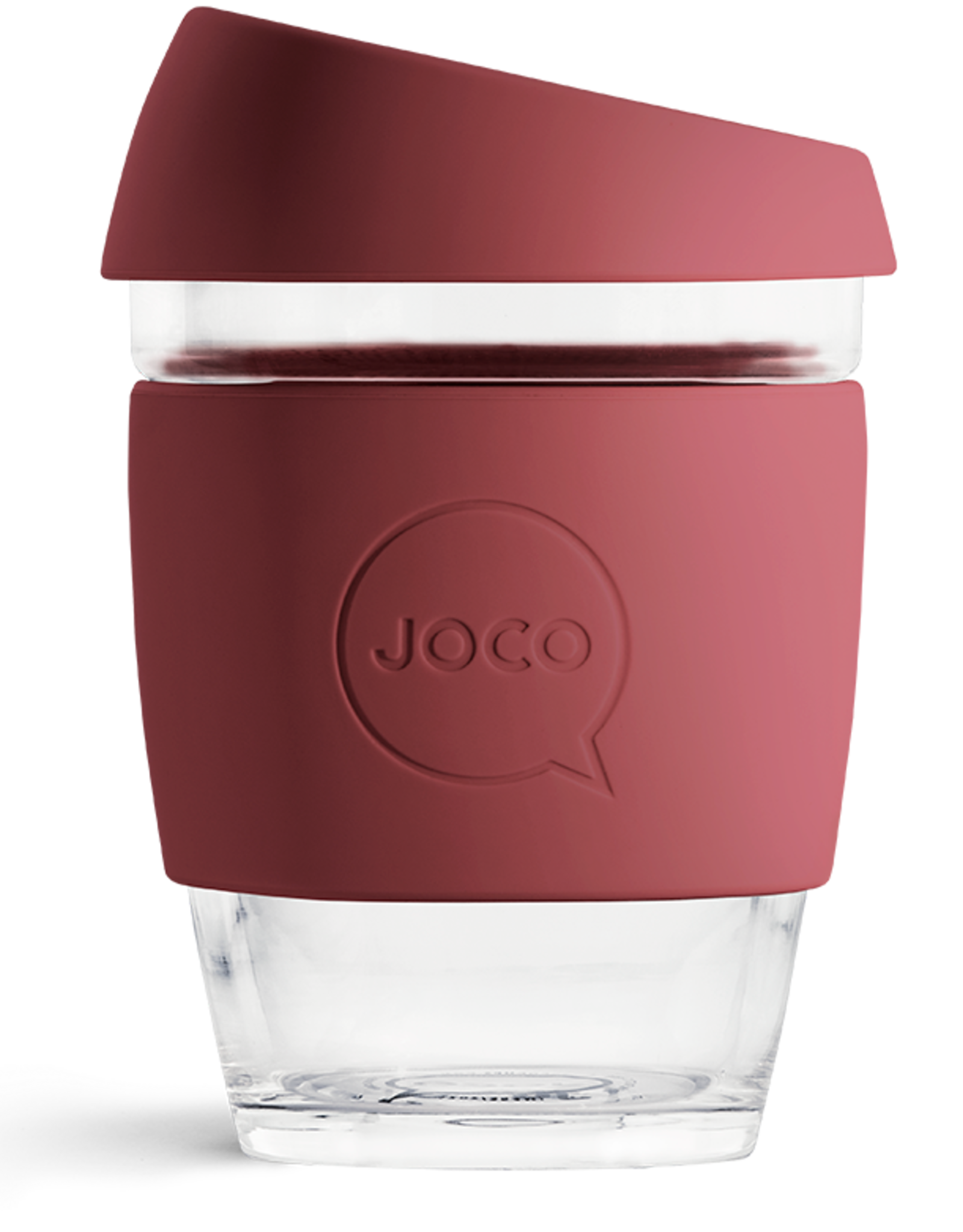JOCO JOCO - Glazen herbruikbare tas - Ruby wine - 12oz (354ml)