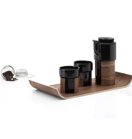 Tonfisk WARM tea set - zwart/walnootfineer