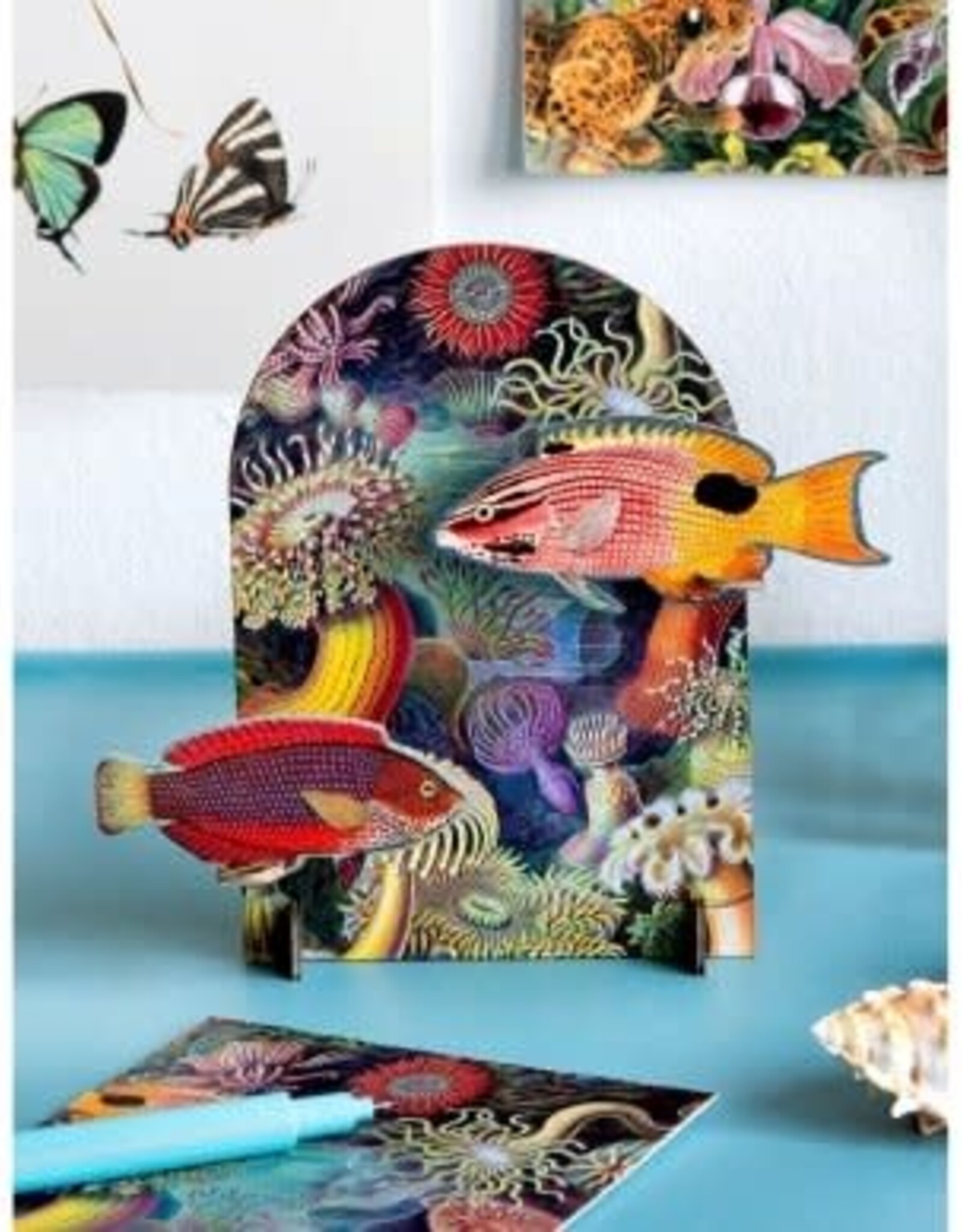 Studio Roof Pop-out card - Extravaganza: fishes - Studio Roof