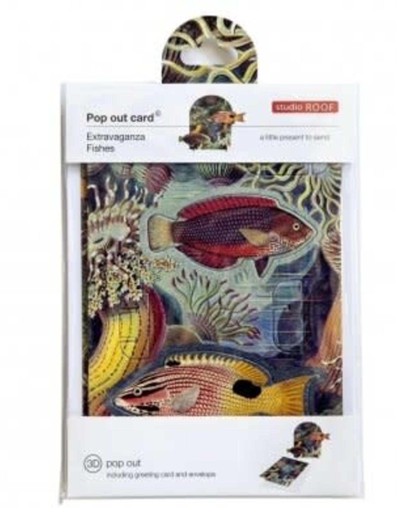 Studio Roof Pop-out card - Extravaganza: fishes - Studio Roof