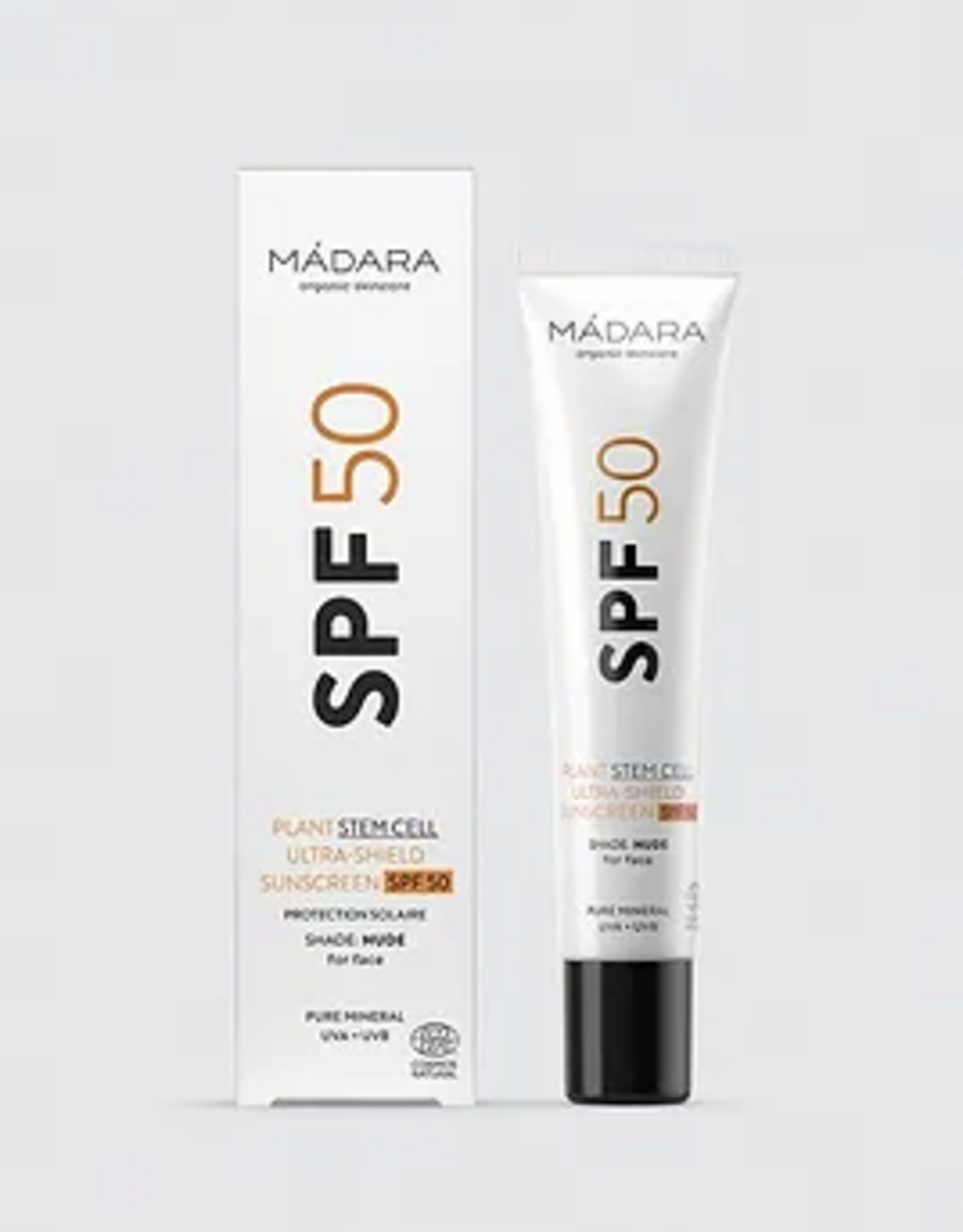 Madara organic skincare SPF50 Plant Stem Cell Ultra-Shield Sunscreen Sun Protection 40 ml - nude