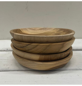 By Bazz Schaaltje voor Amberblokje - Schaaltje Teak 11cm