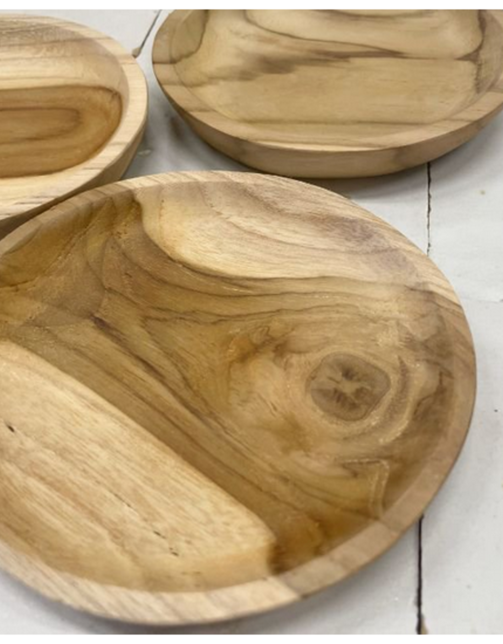By Bazz Schaaltje voor Amberblokje - Schaaltje Teak 11cm