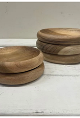 By Bazz Schaaltje voor Amberblokje - Schaaltje Teak Bali 9cm