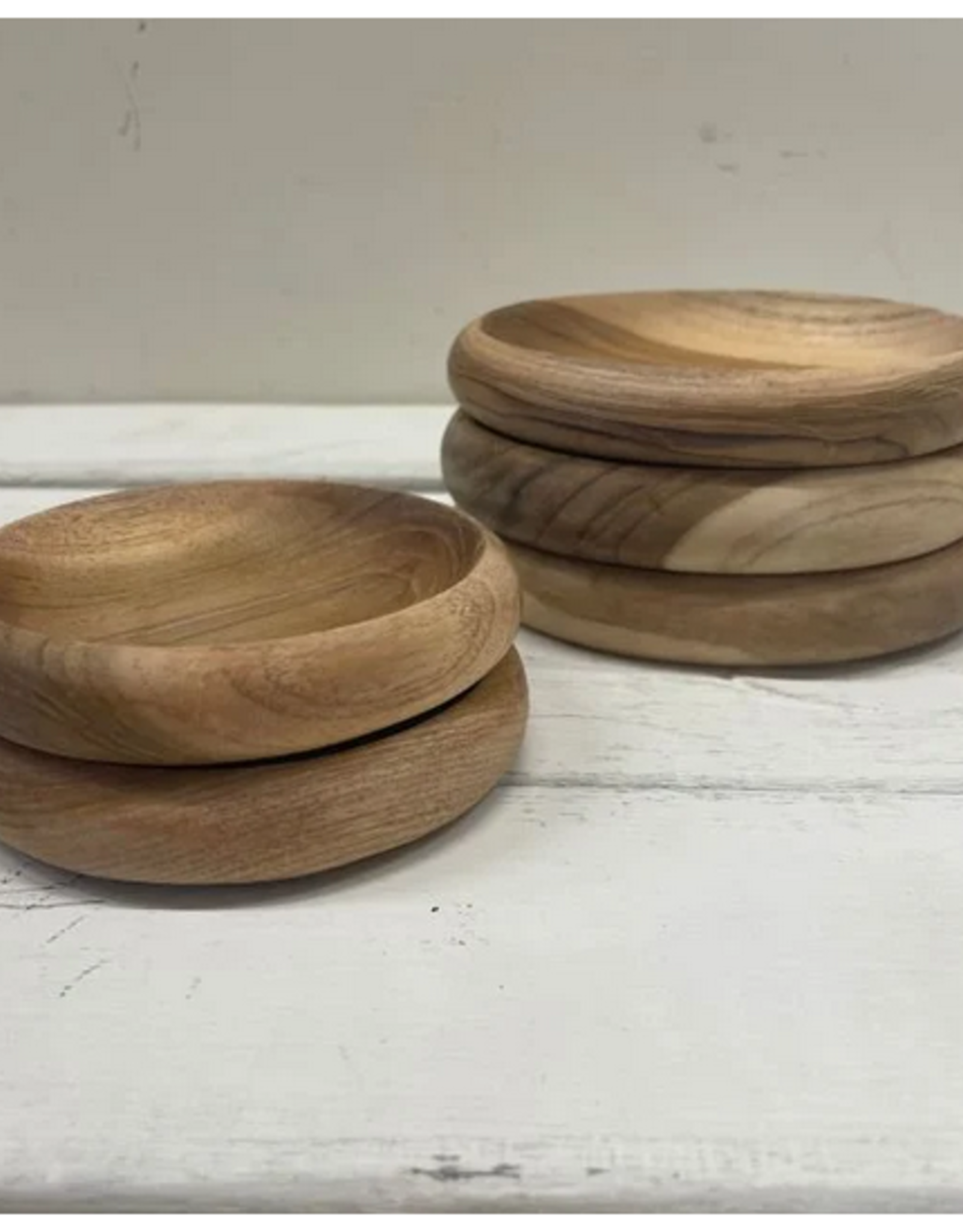By Bazz Schaaltje voor Amberblokje - Schaaltje Teak Bali 9cm