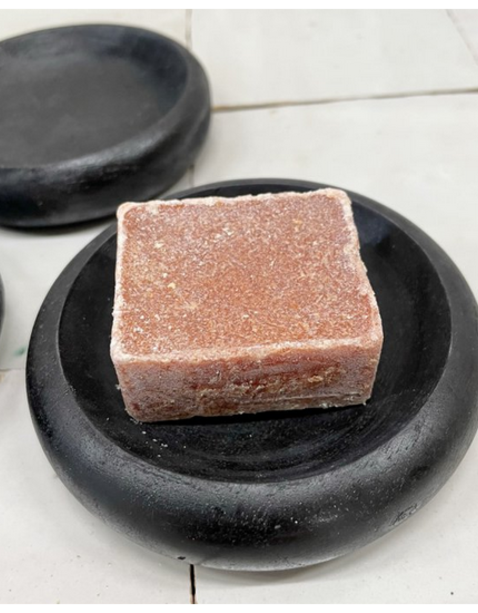 By Bazz Schaaltje voor Amberblokje - Schaaltje Teak Bali zwart 9cm