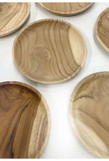 By Bazz Schaaltje voor Amberblokje - Schaaltje Teak 15cm