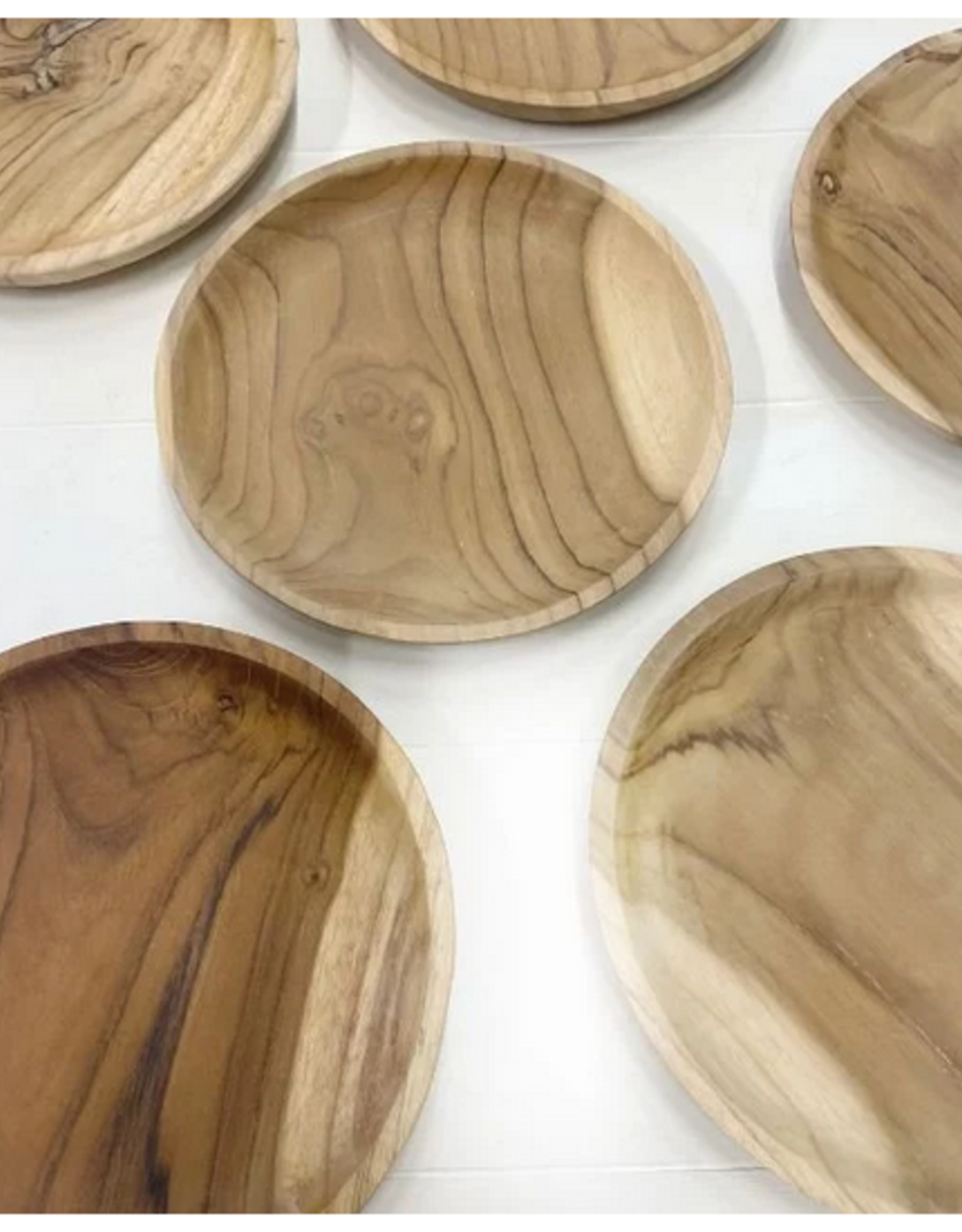 By Bazz Schaaltje voor Amberblokje - Schaaltje Teak 15cm