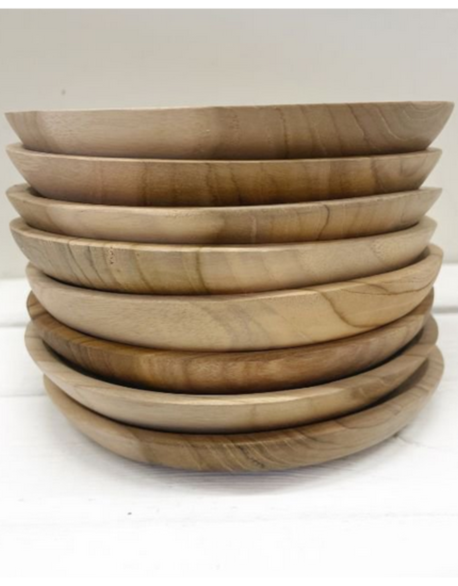 By Bazz Schaaltje voor Amberblokje - Schaaltje Teak 15cm