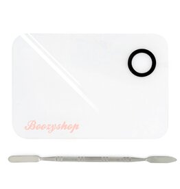 Boozyshop Boozyshop Transparent Makeup Mixing Palette & Spatula