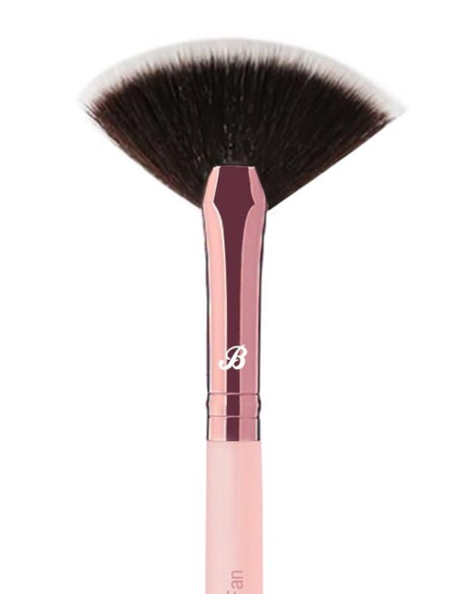 Boozyshop Boozyshop Pink & Rose Gold Small Fan Brush