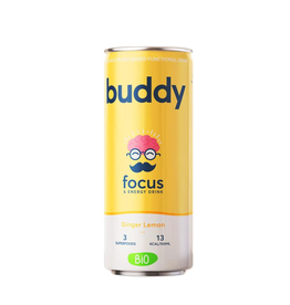 Buddy Drink ginger & lemon bio - 250ml - energiedrink & focus
