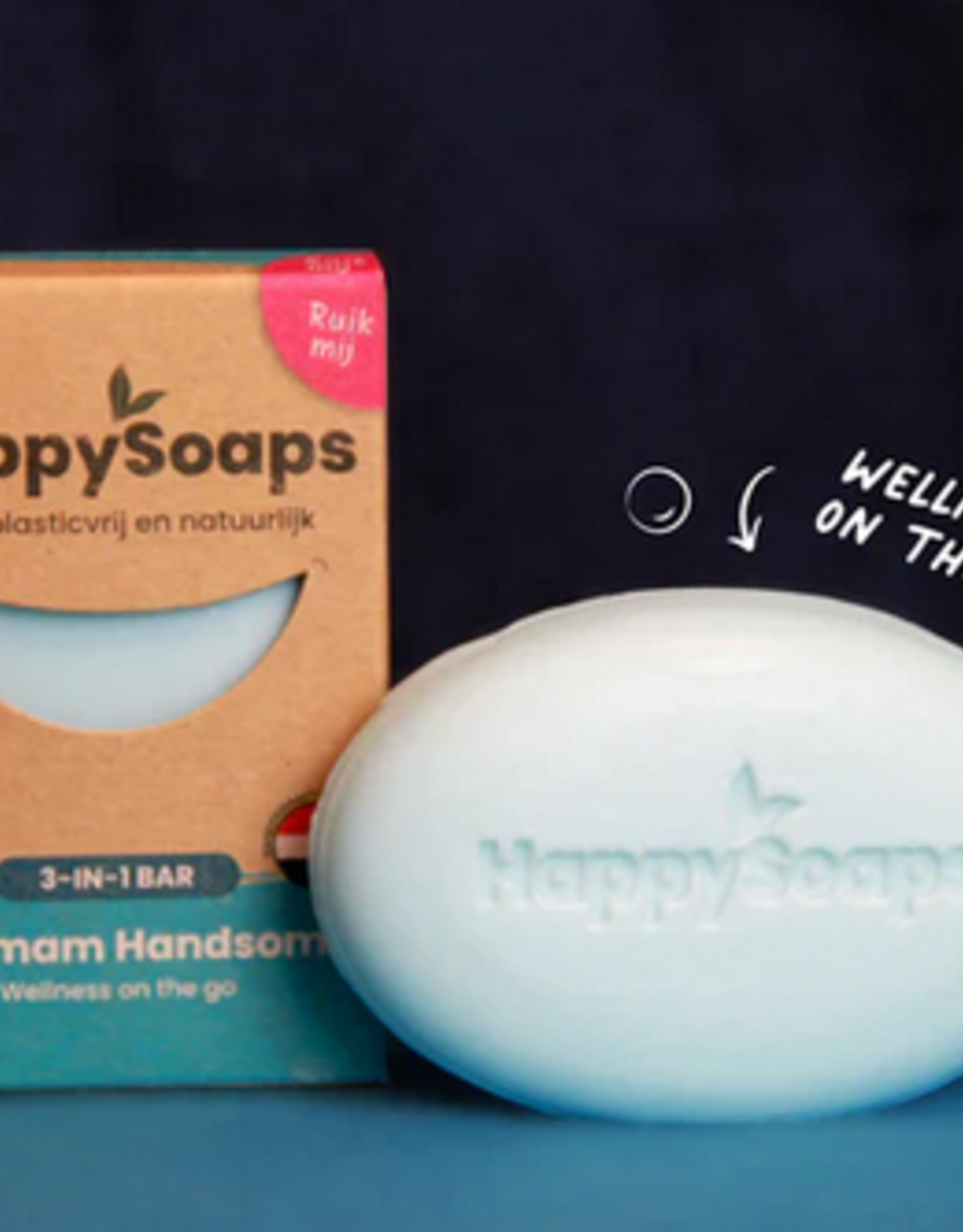 Happy Soaps 3-in-1 Bar - Hammam Handsome