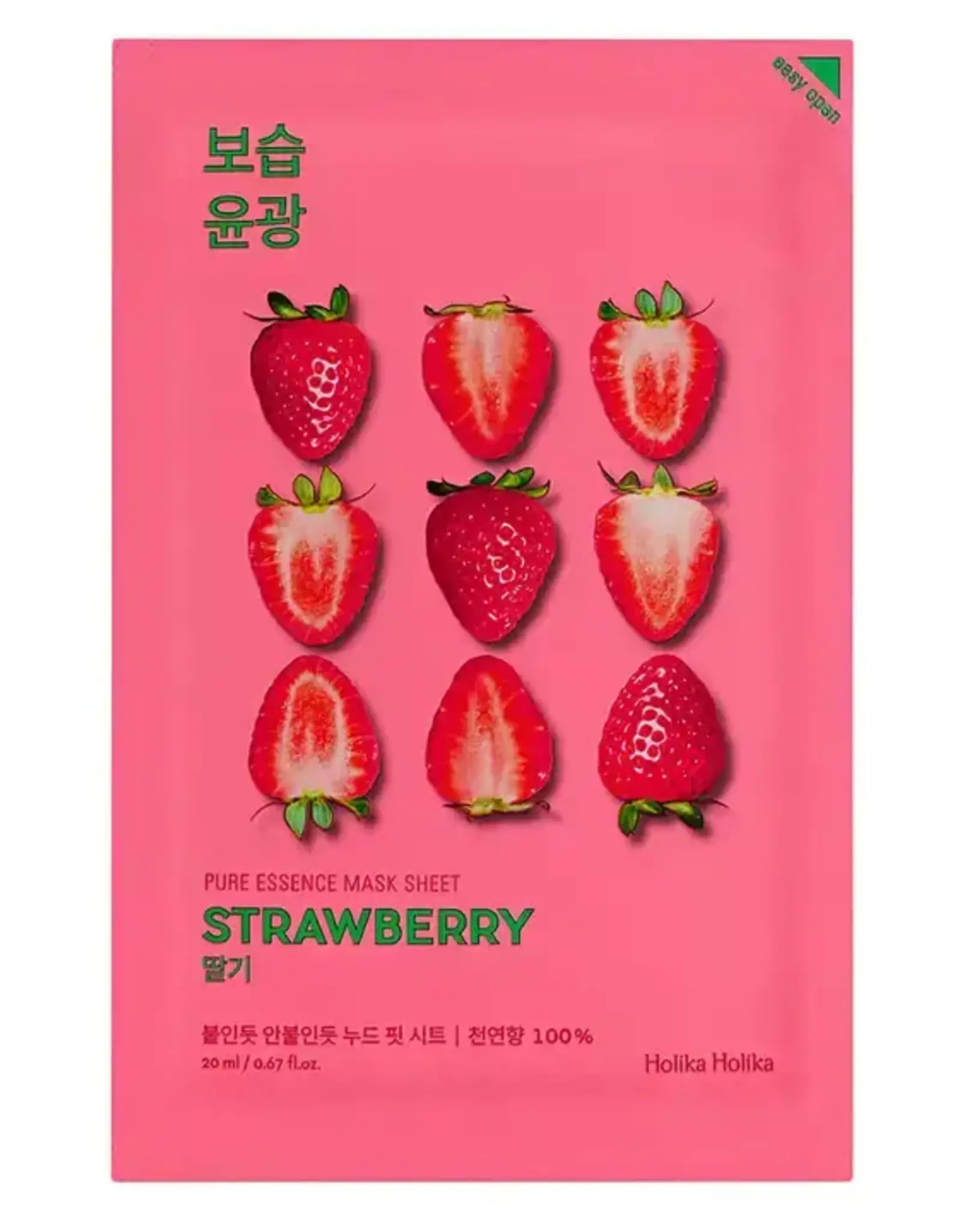 Holika Holika HOLIKA HOLIKA Pure Essence Mask Sheet - Aardbei