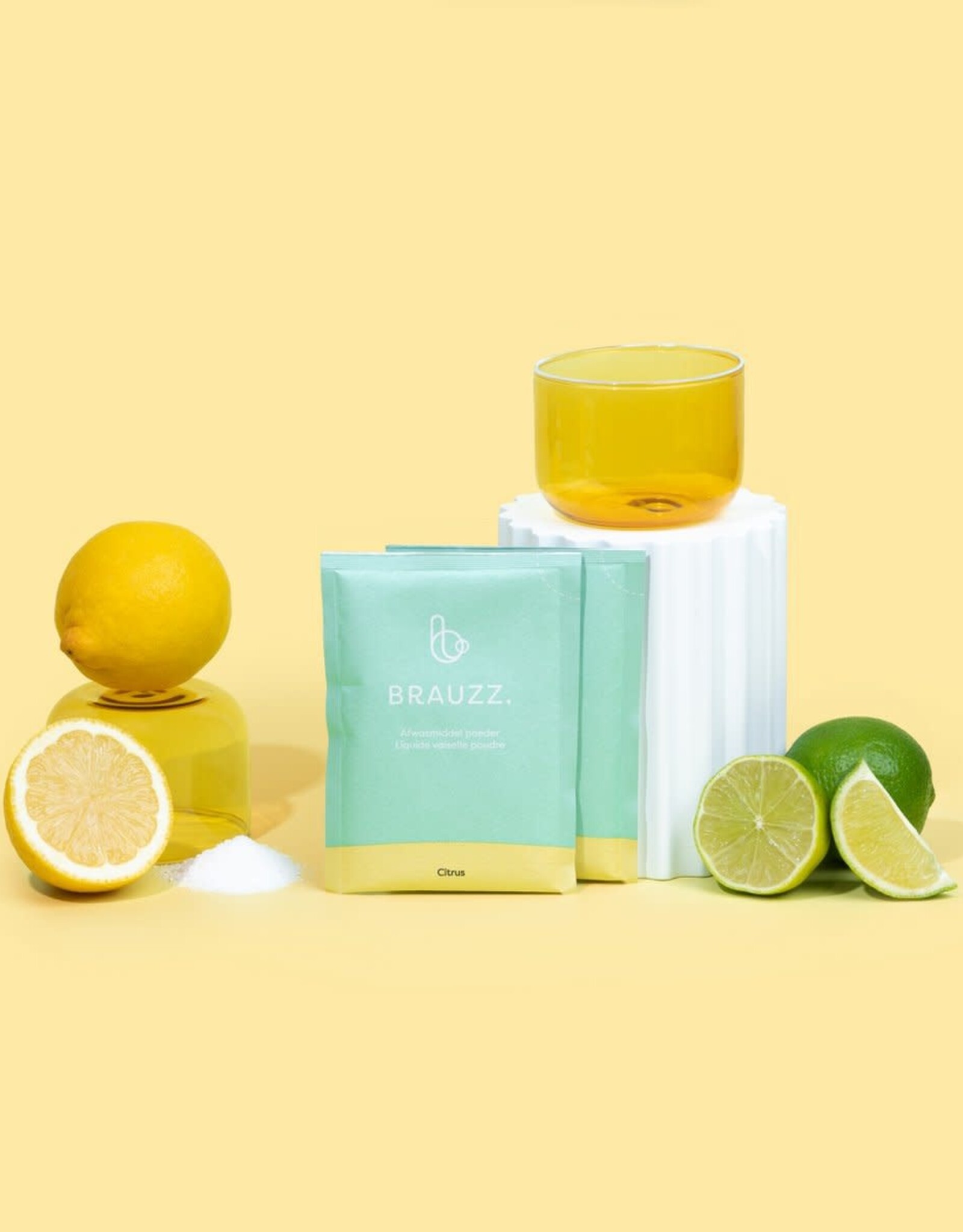 Brauzz Brauzz. - Navulling afwasmiddel citrus- 30g voor 250ml