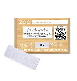 Zao ZAO Bamboe Oogschaduw Refill (rechthoekig) Pearly Lilac 135 - 1.3 gram