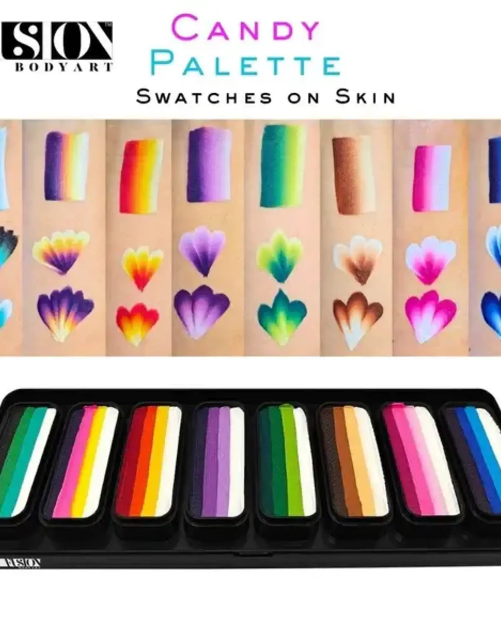 Fusion Fusion Thin Strokes | Candy Face Paint Palette