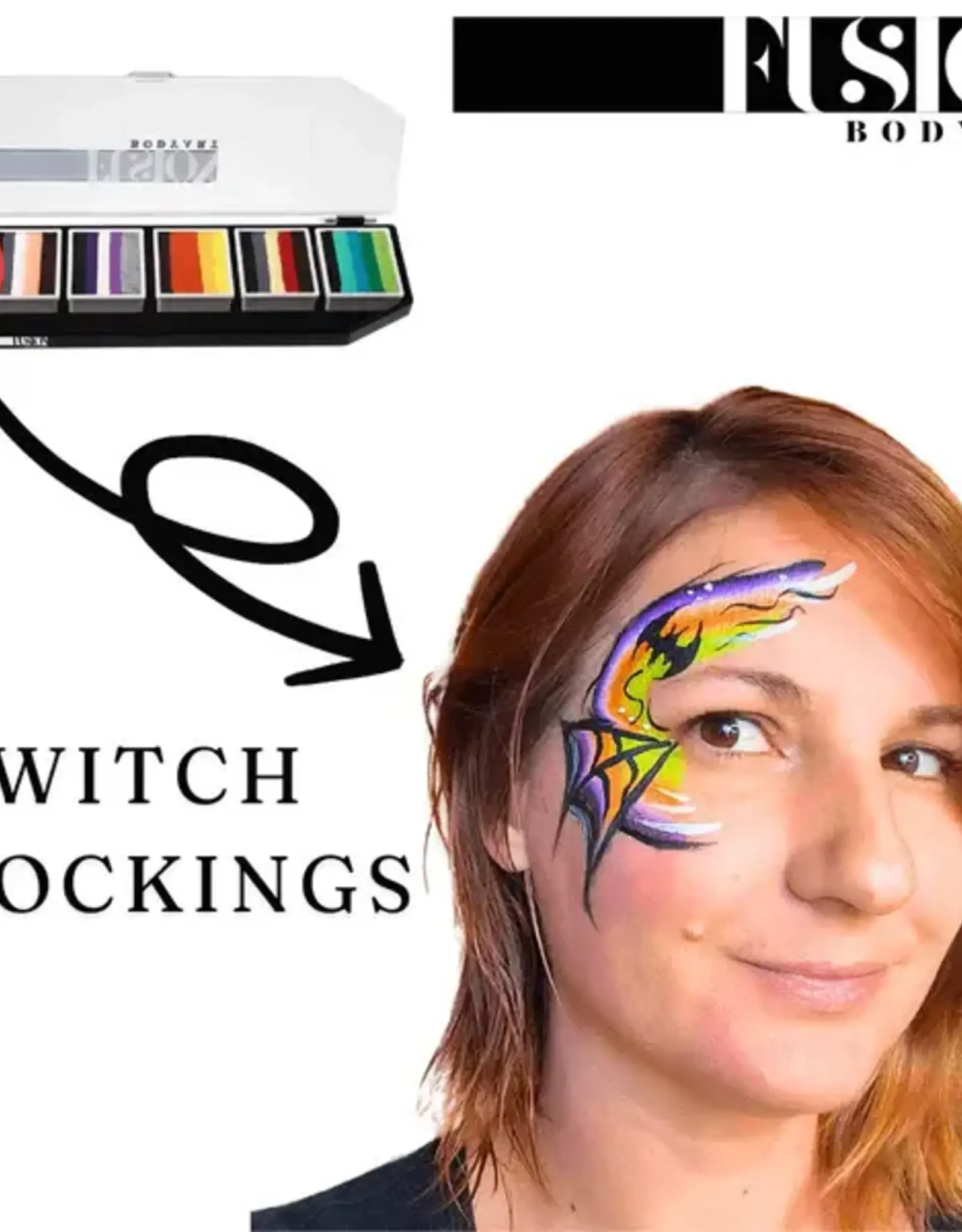 Fusion Fusion Face Painting Palette – Night Critters