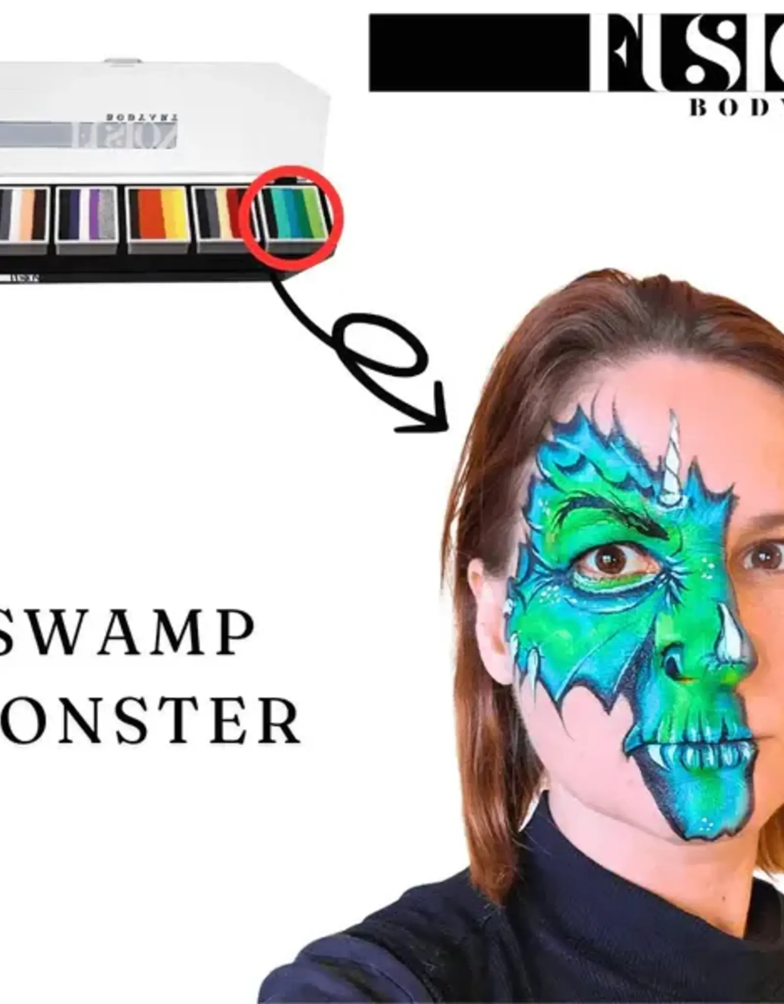 Fusion Fusion Face Painting Palette – Night Critters
