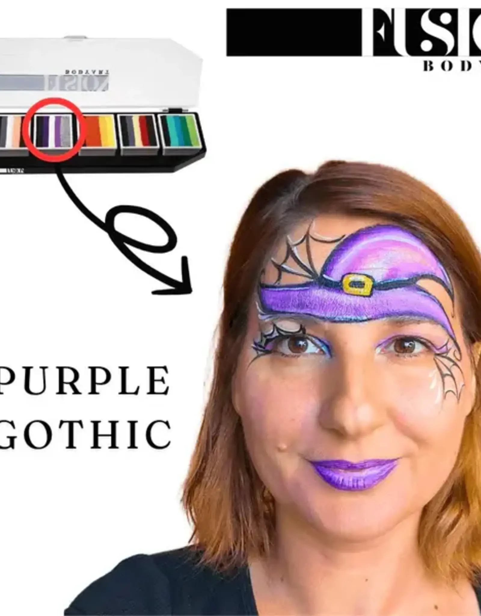 Fusion Fusion Face Painting Palette – Night Critters