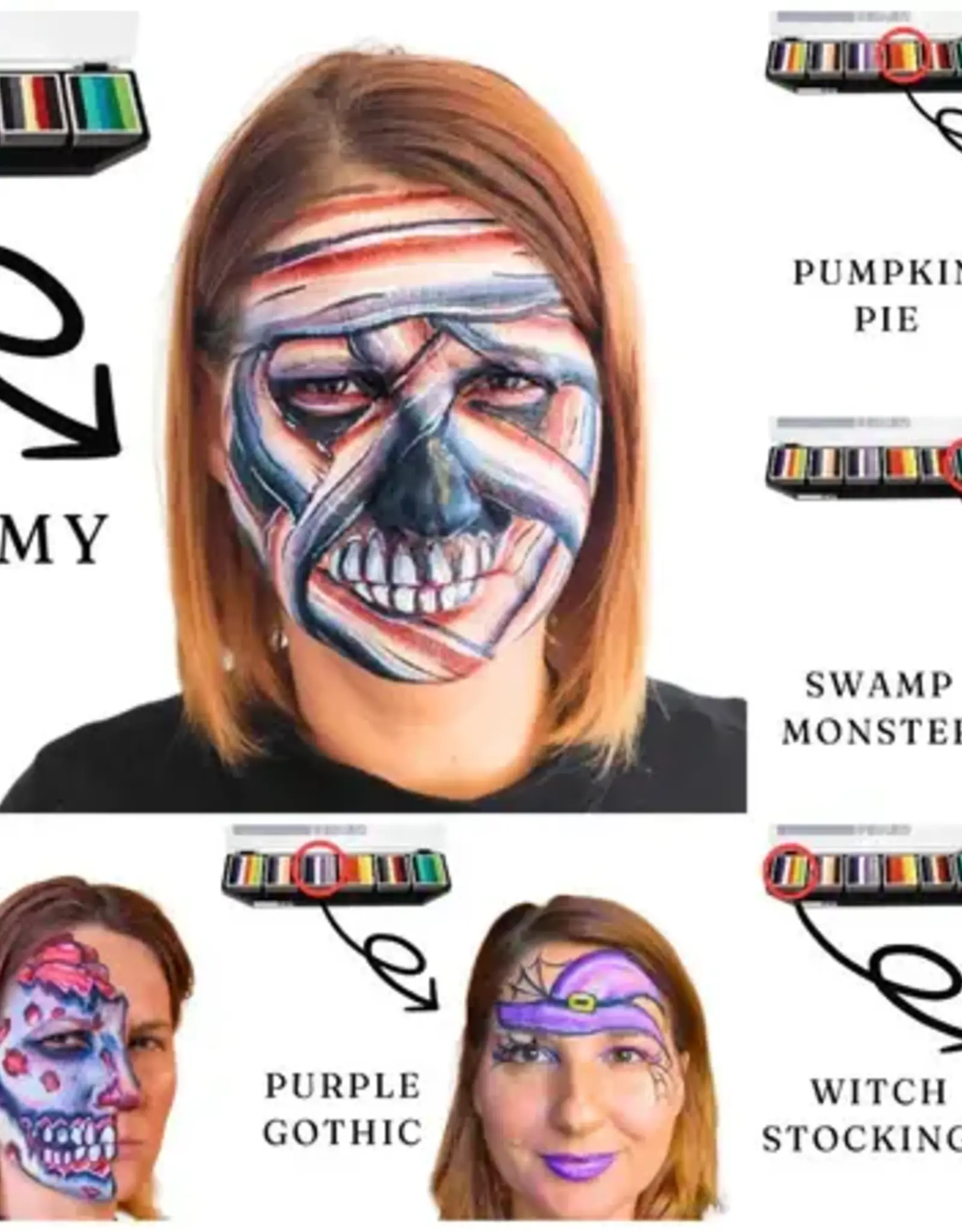 Fusion Fusion Face Painting Palette – Night Critters