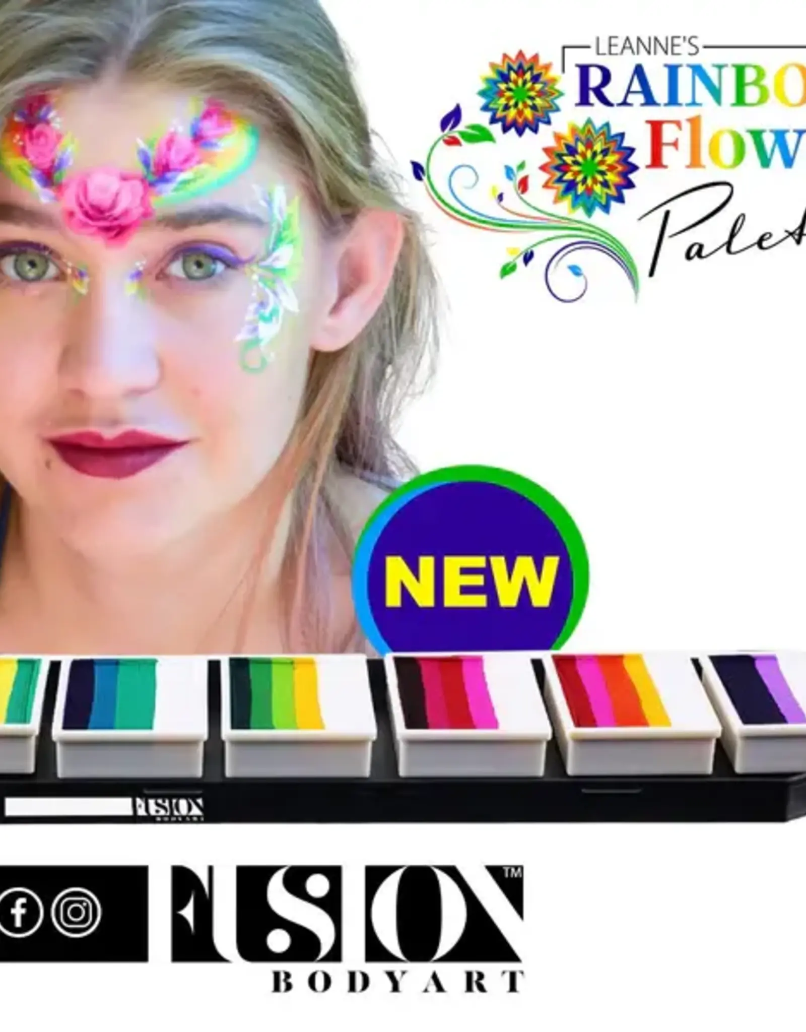 Fusion Leanne's Rainbow Flower Palette