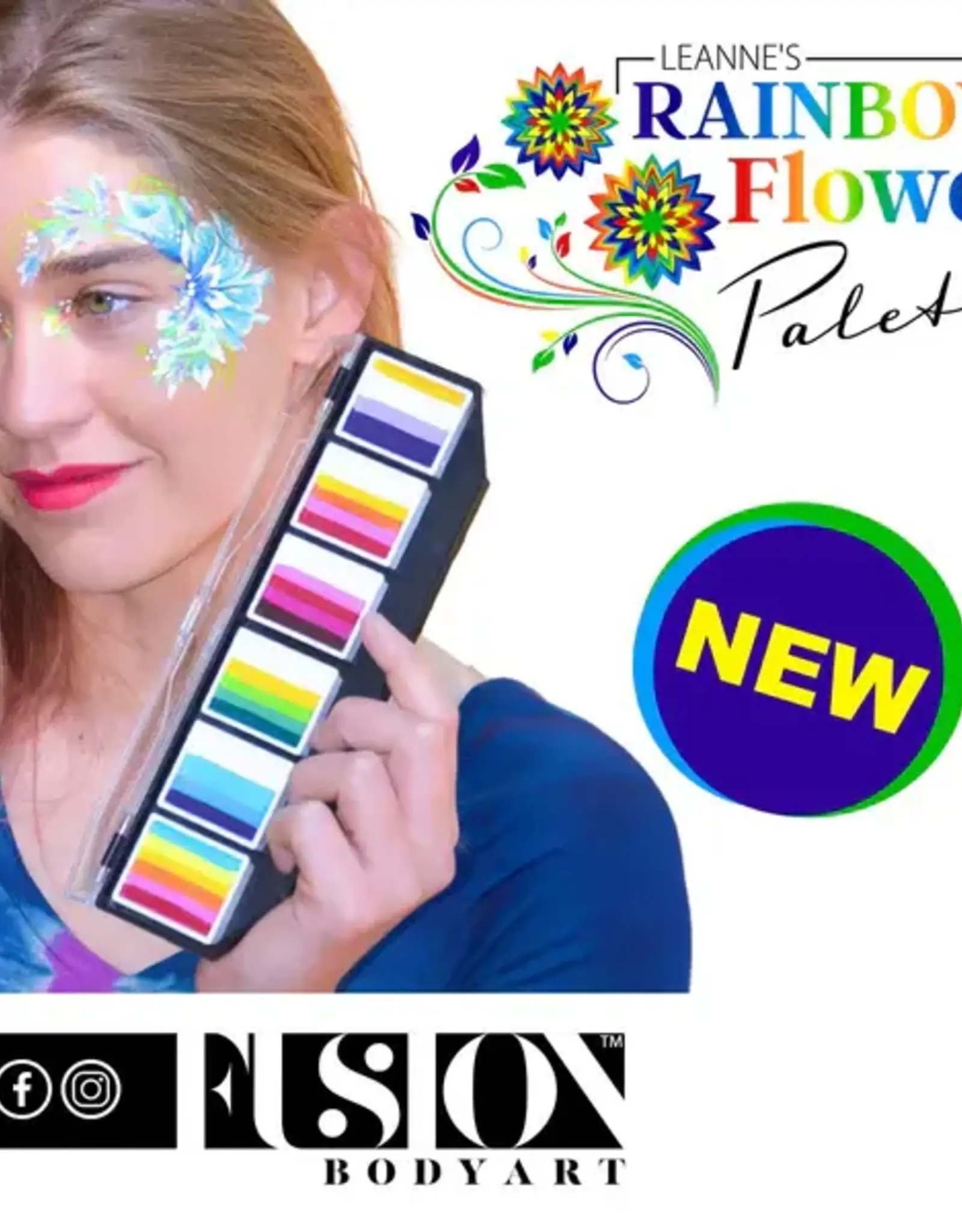 Fusion Leanne's Rainbow Flower Palette