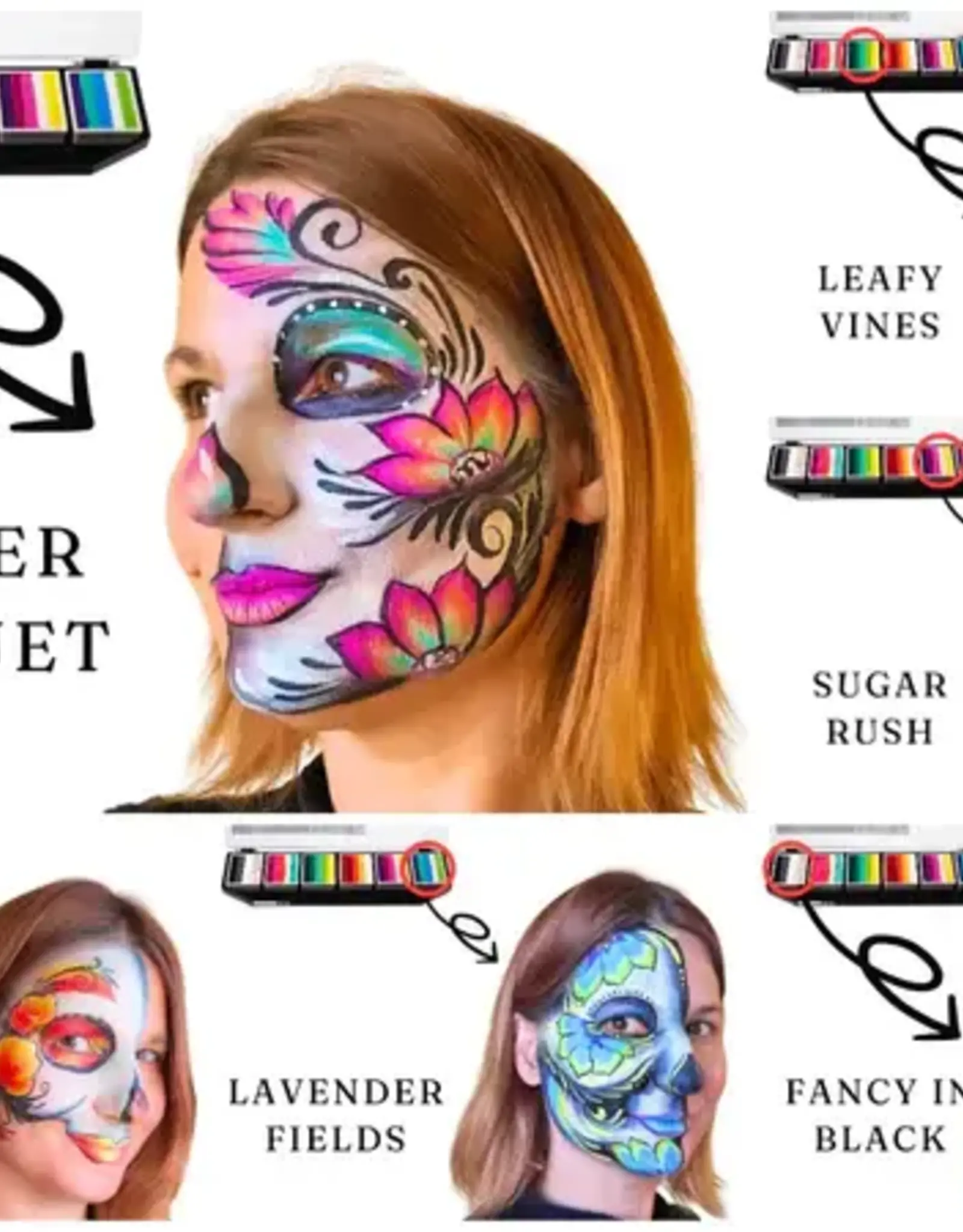 Fusion Fusion Face Painting Palette – Sugar Skull