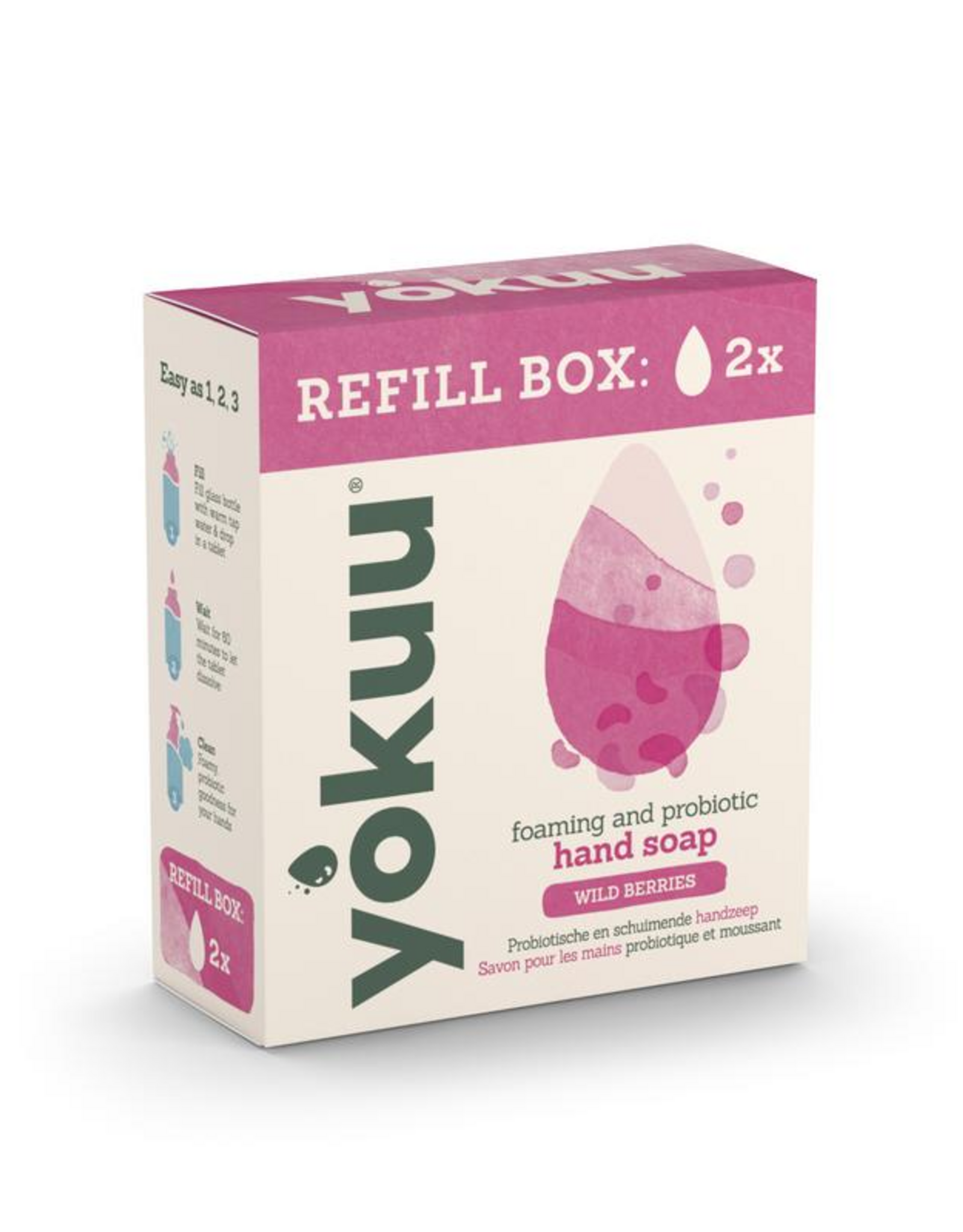 Yokuu Yokuu - Handzeep wild berries refill - 2 Stuks