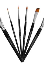 Fusion Fusion Body Art | Professional Face Paint Brush - SET OF 6