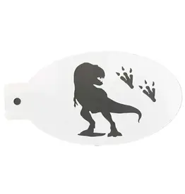 Art Factory Tyrannosaurus Dinosaur Face Painting Stencil - S01