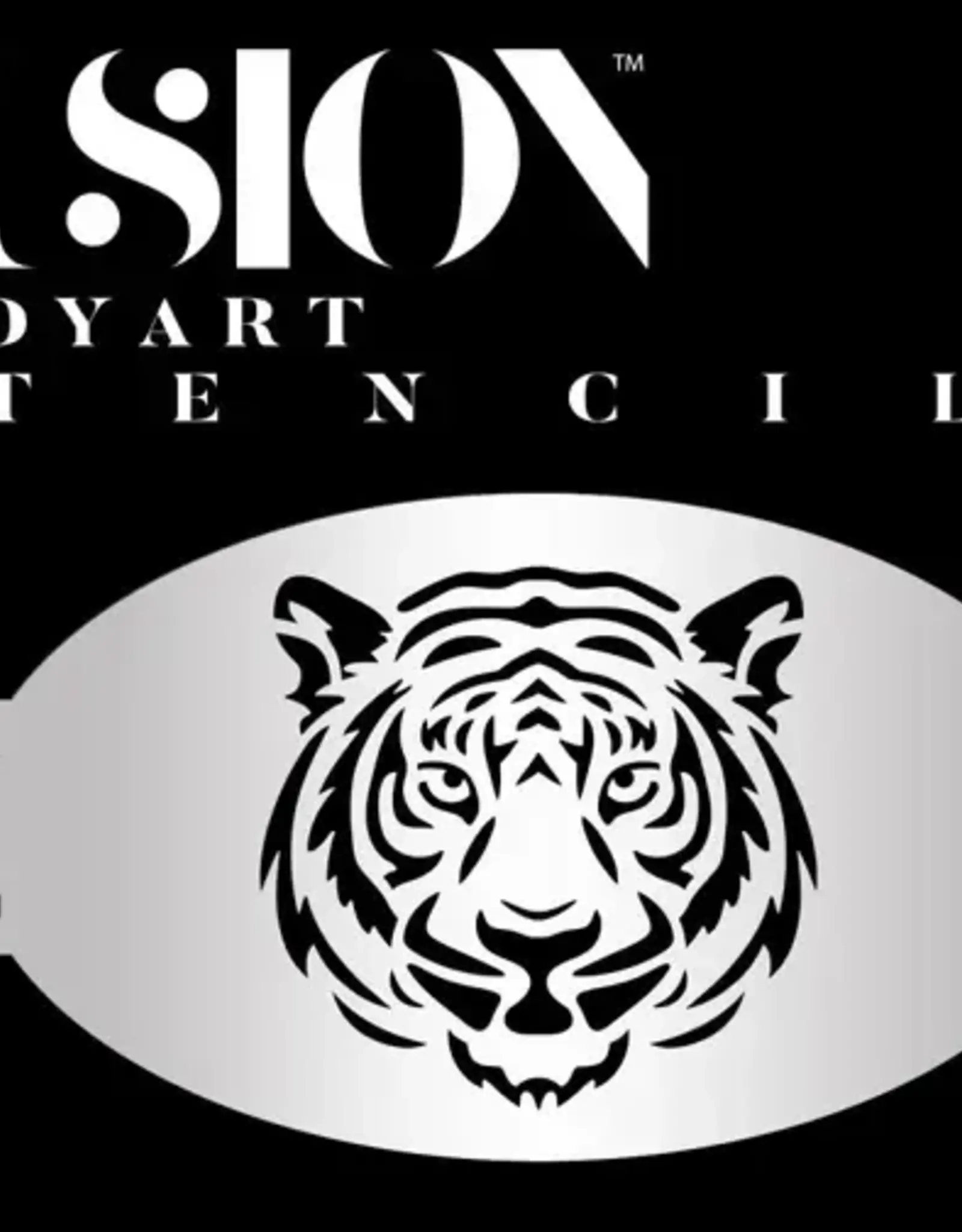 Fusion Majestic Tiger Face Paint Stencil FS08