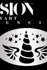 Fusion Magical Unicorn Horn Face Paint Stencil - FS27