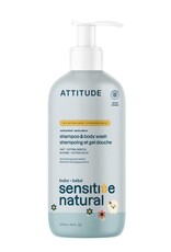 Attitude ATTITUDE Sensitive Skin Baby Care, 2 in1 Haar & Body wash,  Havermout 473 ml