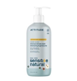 Attitude ATTITUDE Sensitive Skin Baby Care, 2 in1 Haar & Body wash,  Havermout 473 ml