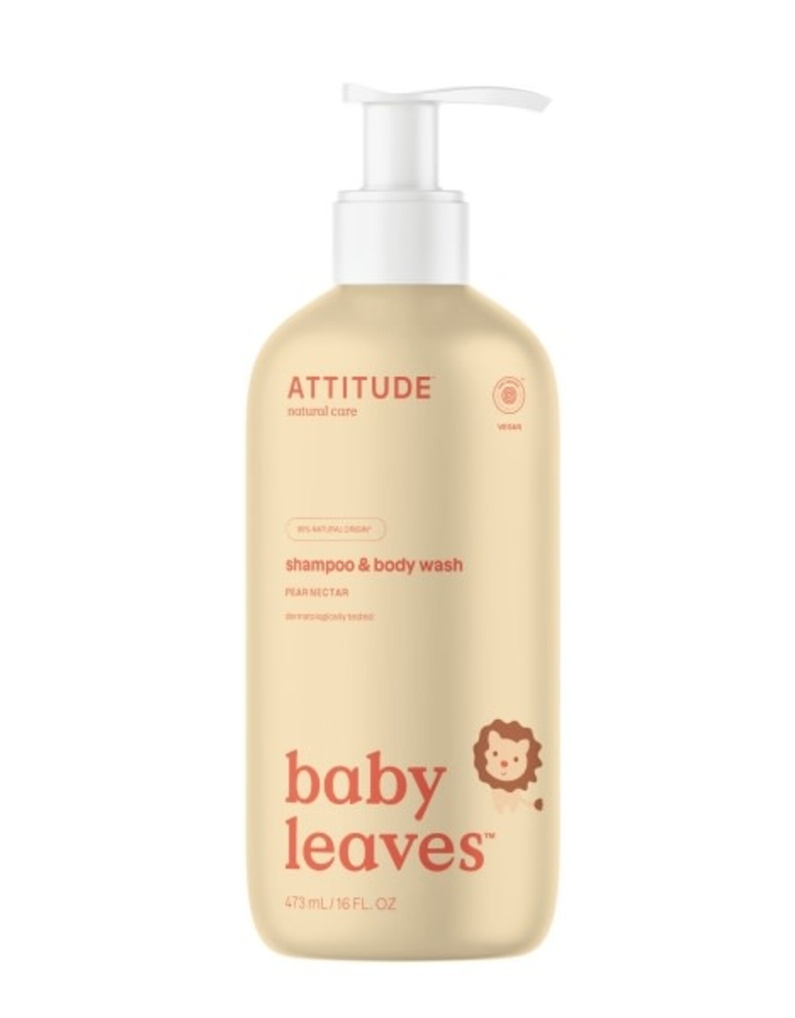 Attitude Attitude Baby Leaves 2 in 1 Shampoo & Body Wash pear nectar - 473 ml