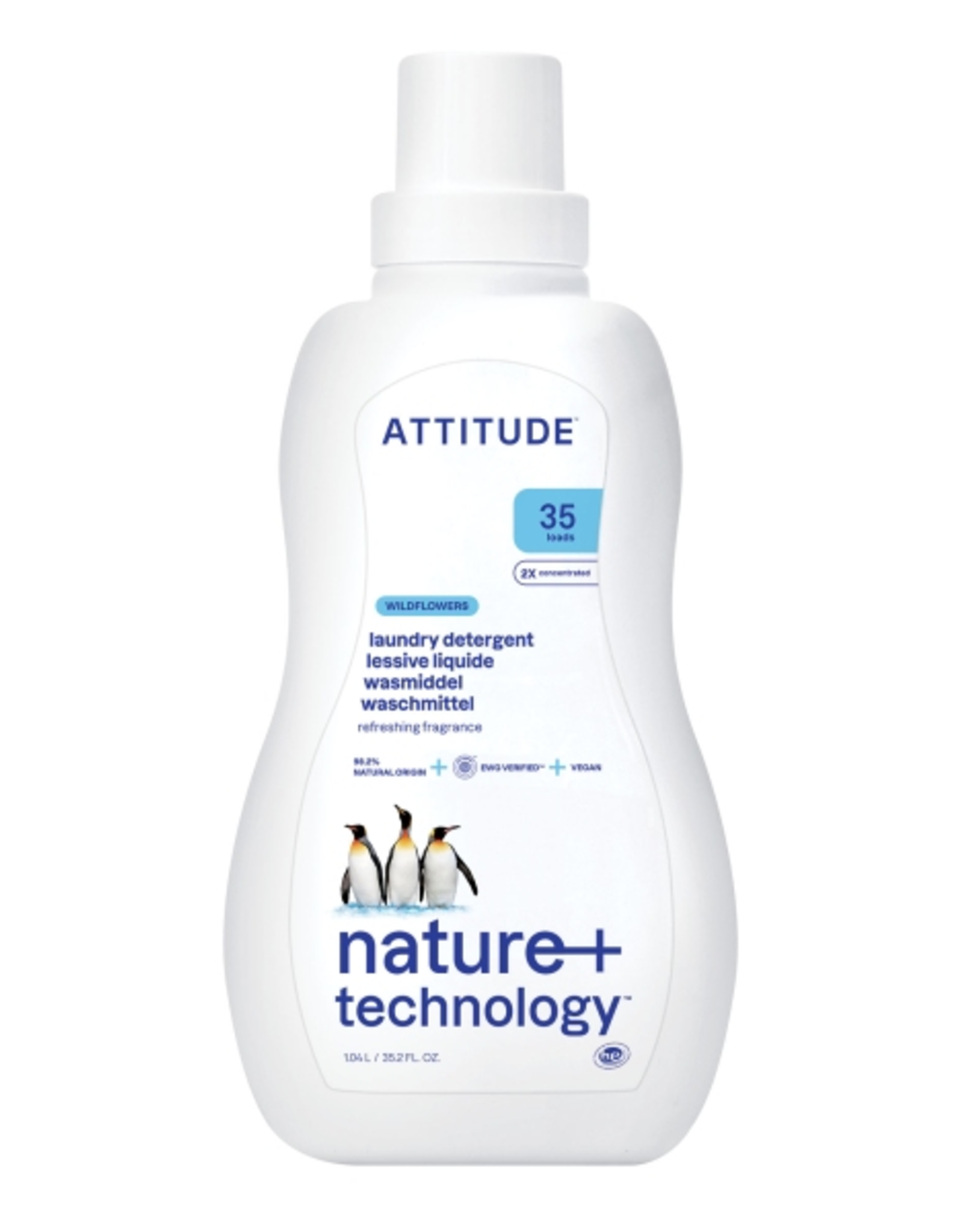 Attitude Attitude Wasmiddel / laundry Wildflowers 1.05l