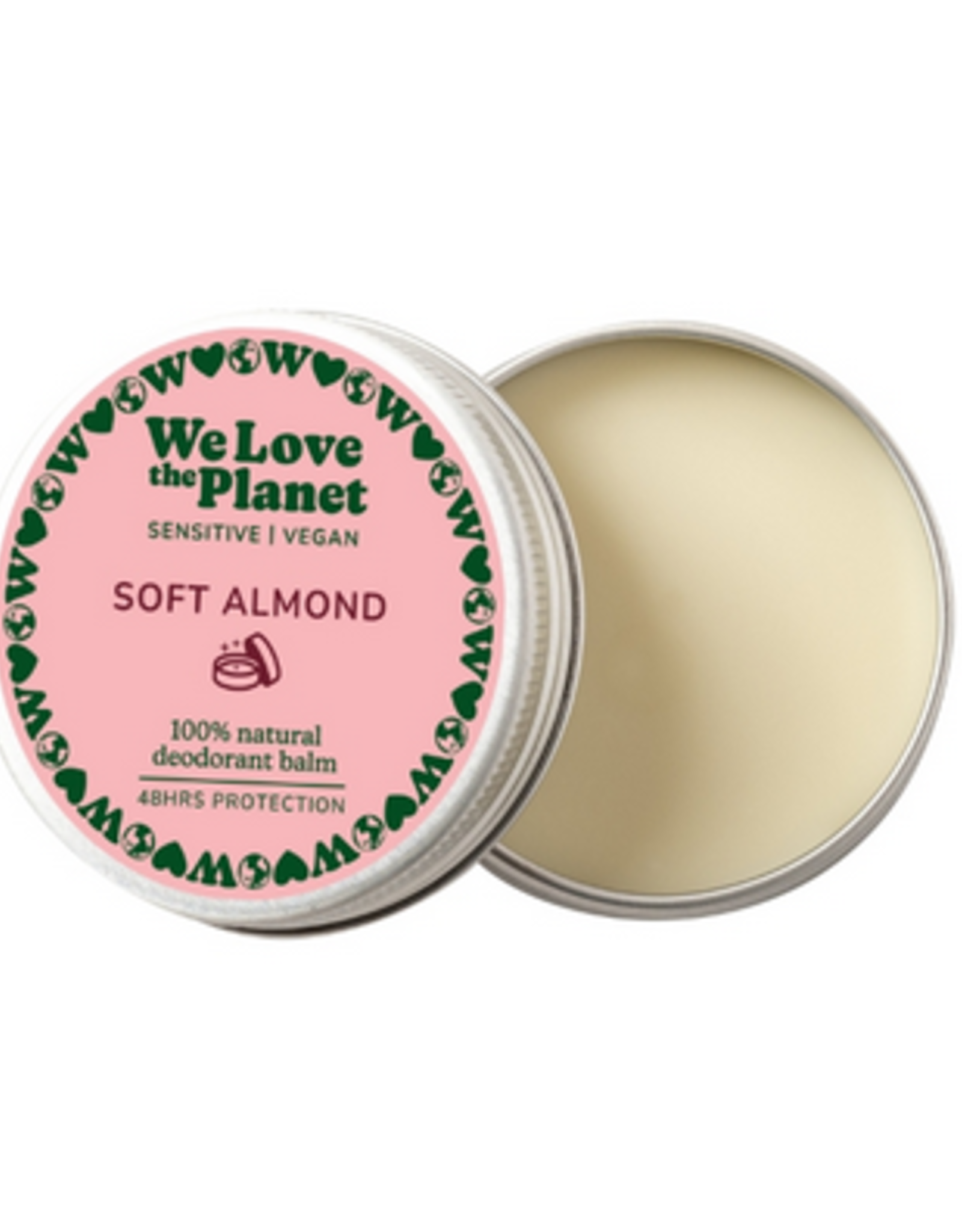 We love the planet Deo Balm Soft Almond - Vegan - Sensitive - 35g