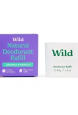 Wild Wild Natural deodorant coconut & vanilla refill 40g Wild Wild Natural deodorant coconut & vanilla refill 40g