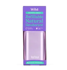 Wild Natural deodorant purple case & coconut & vanilla 40g