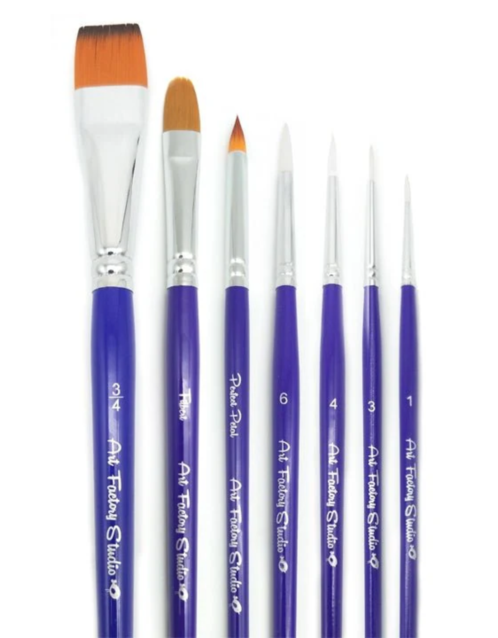 Art Factory Art Factory Studio Face Paint Brush | set of seven