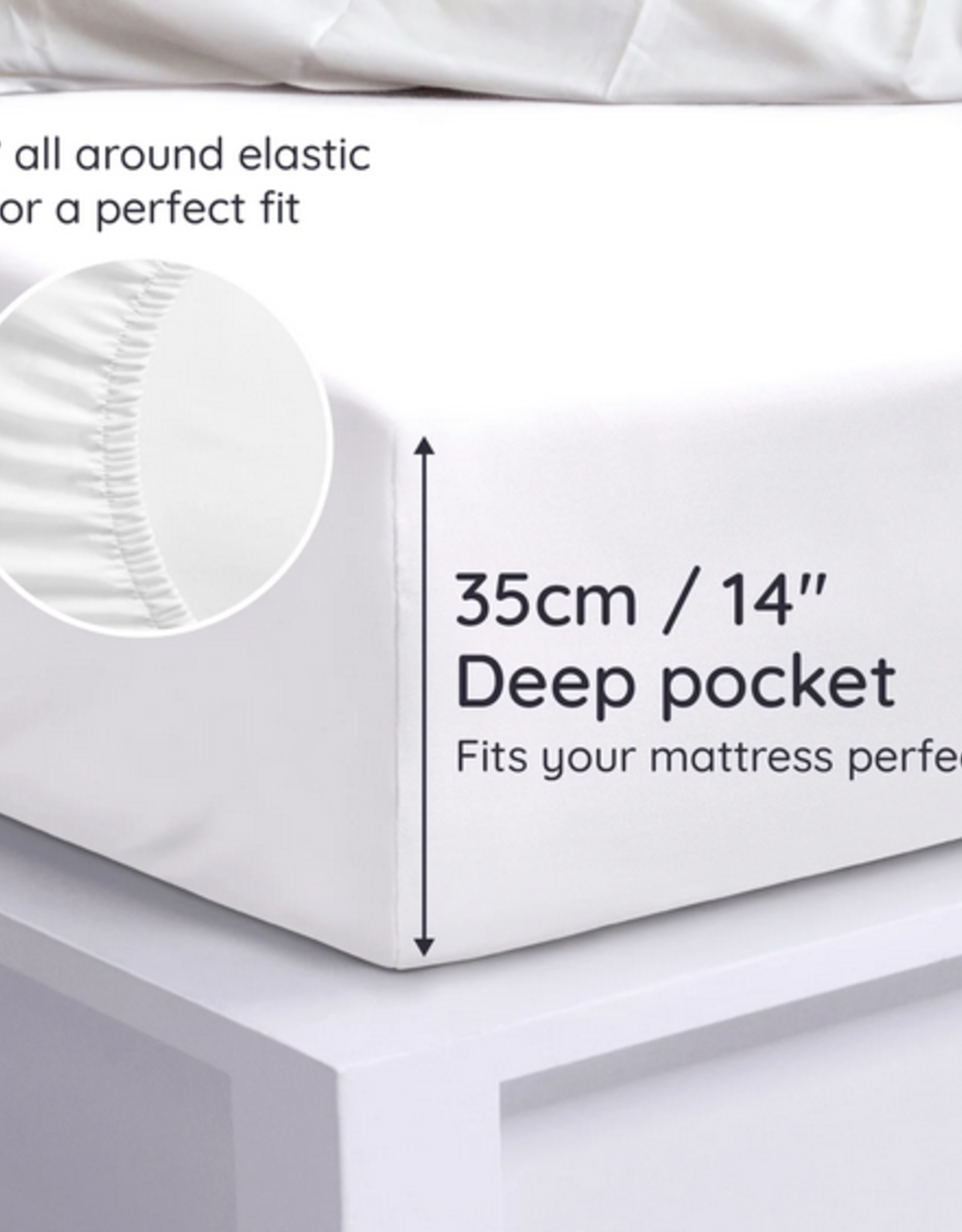 Bambaw Bamboe hoeslaken / bed sheet / fitted sheet