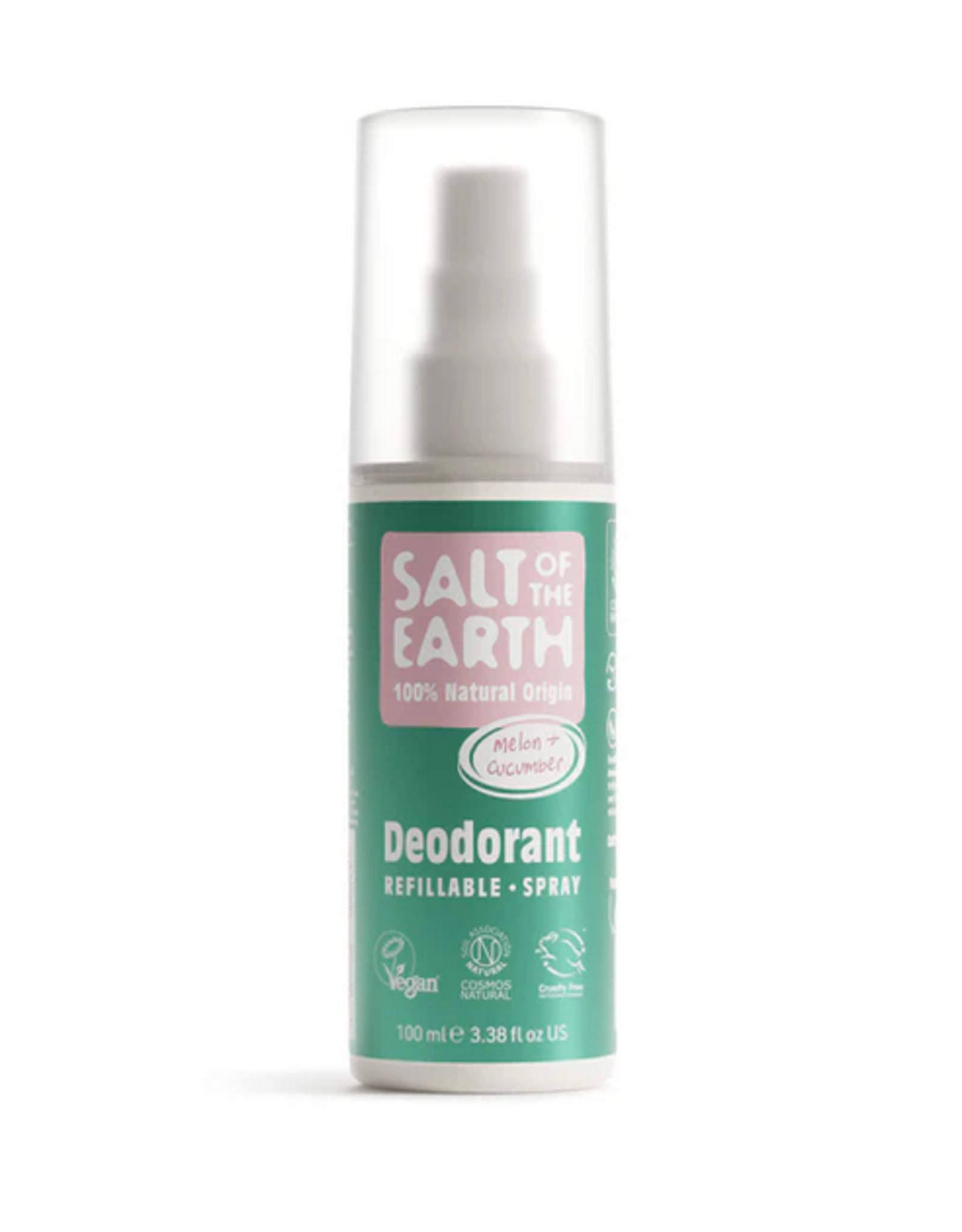 Salt of the Earth Salt of the Earth - Natuurlijke deo pure aura spray melon & cucumber 100 ml