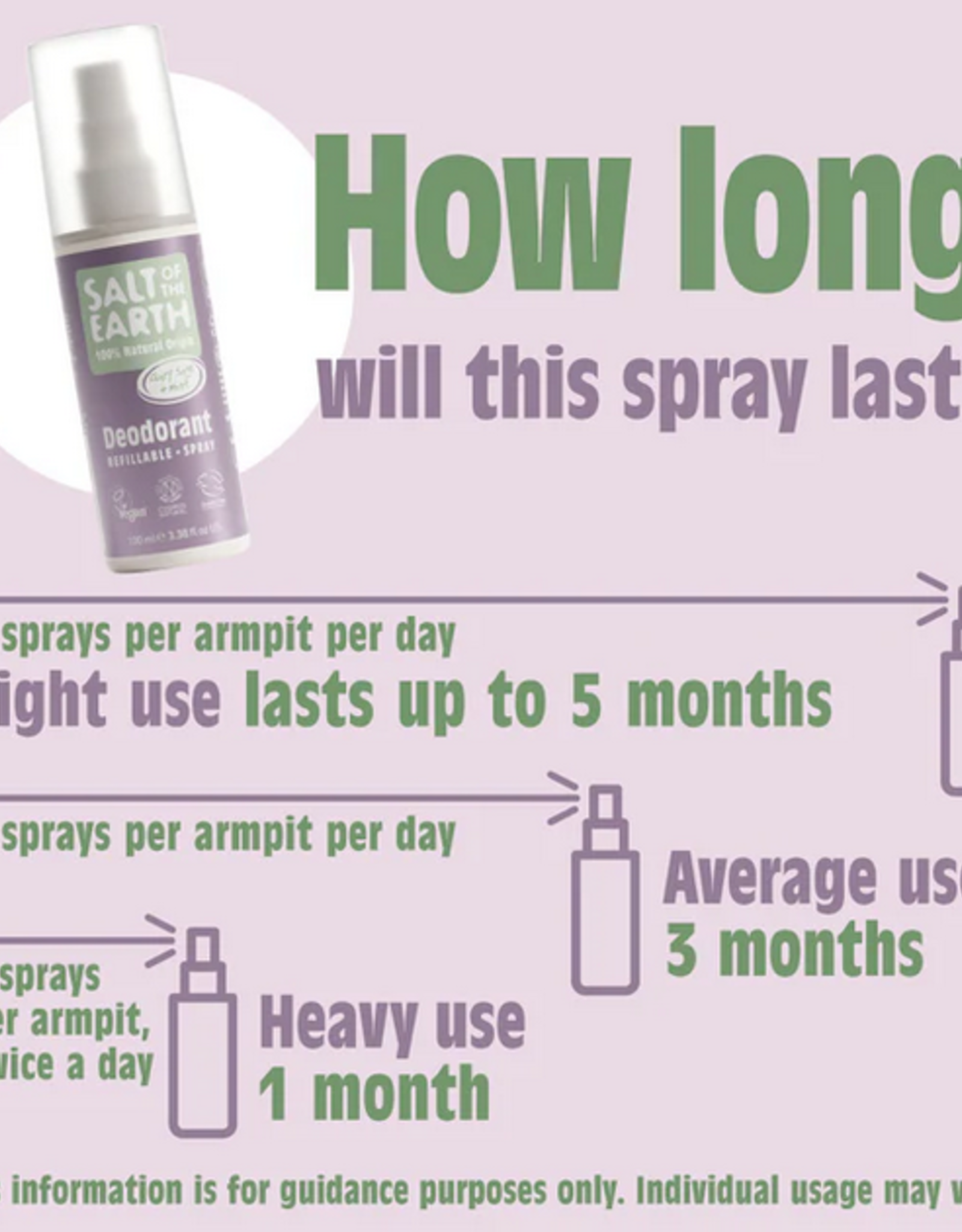 Salt of the Earth Clary Sage & Mint Spray 100 ml