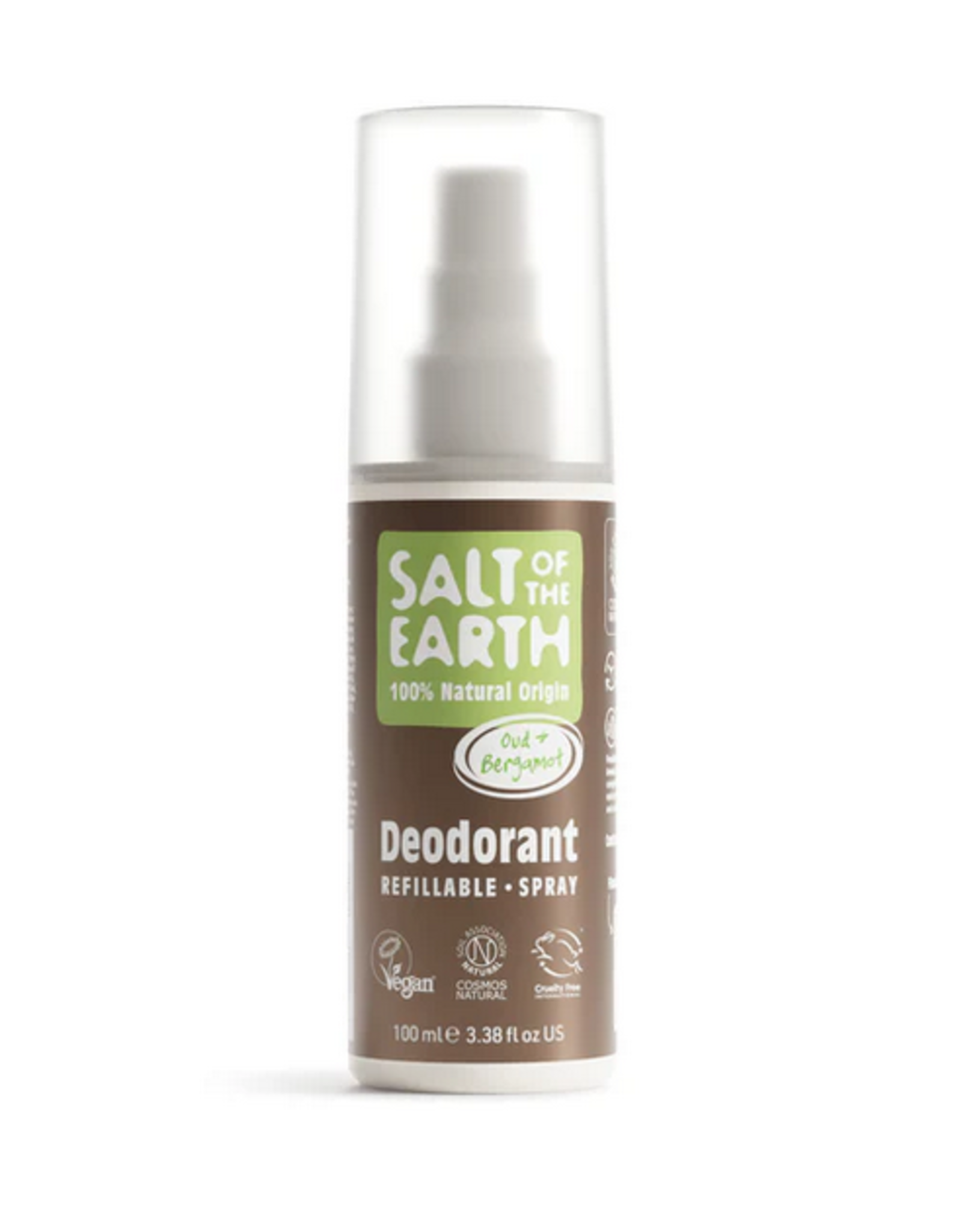 Salt of the Earth Oud & Bergamot Natural Deodorant Spray 100 ml